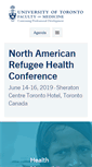 Mobile Screenshot of northamericanrefugeehealth.com